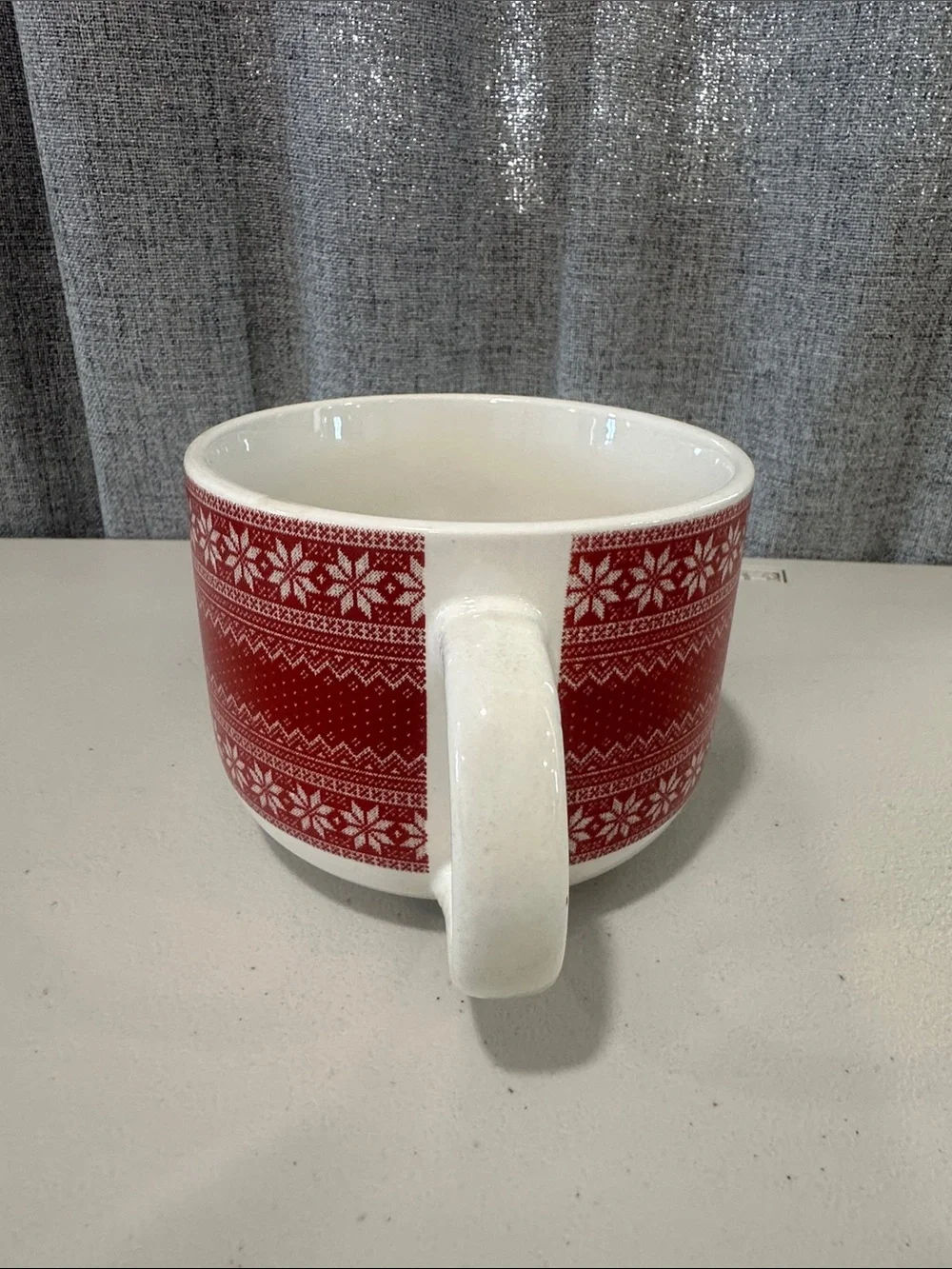 Modern gourmet foods stoneware hot cocoa/soup mug. New without box. 20 oz.